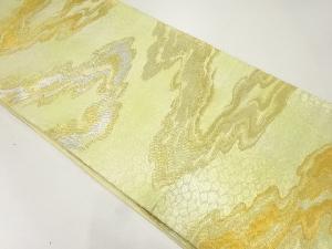 アンティーク　流水模様織出し袋帯（材料）